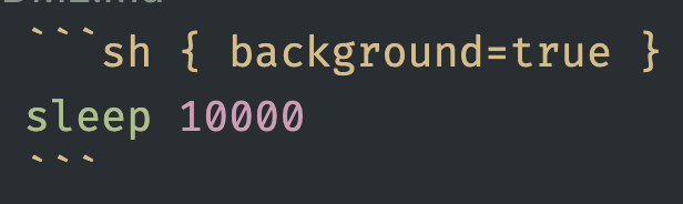 configuration of background vs code